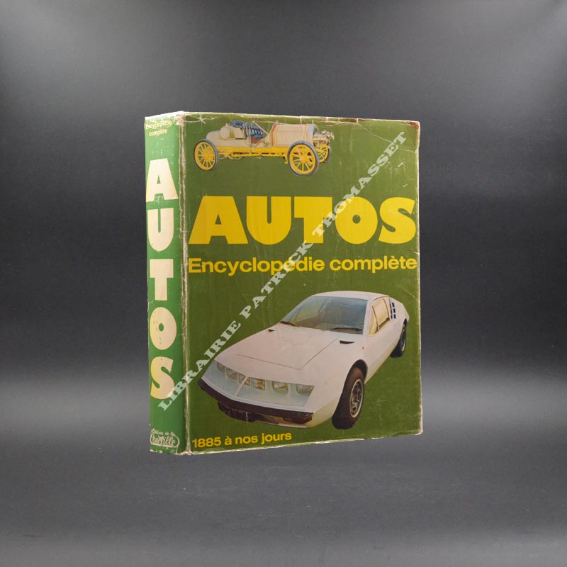 Autos encyclopédie complète de 1885 à nos jours, 4000 modèles 2000 photos.