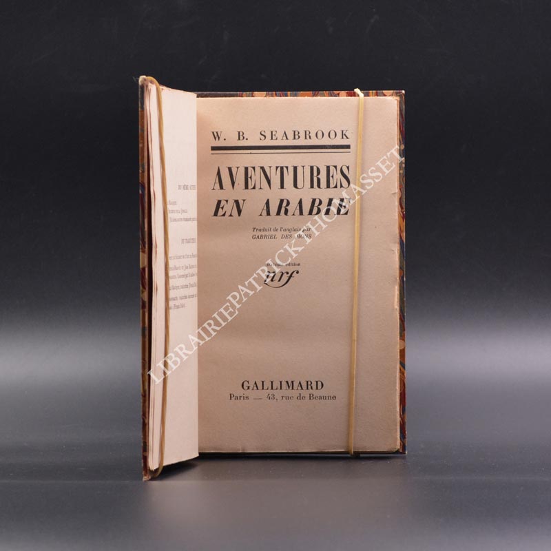 Aventures en Arabie par W. B. Seabrook