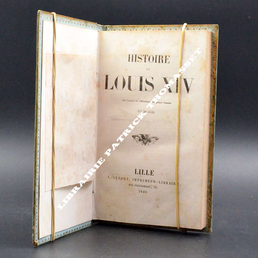 Histoire de Louis XIV cartonnage romantique