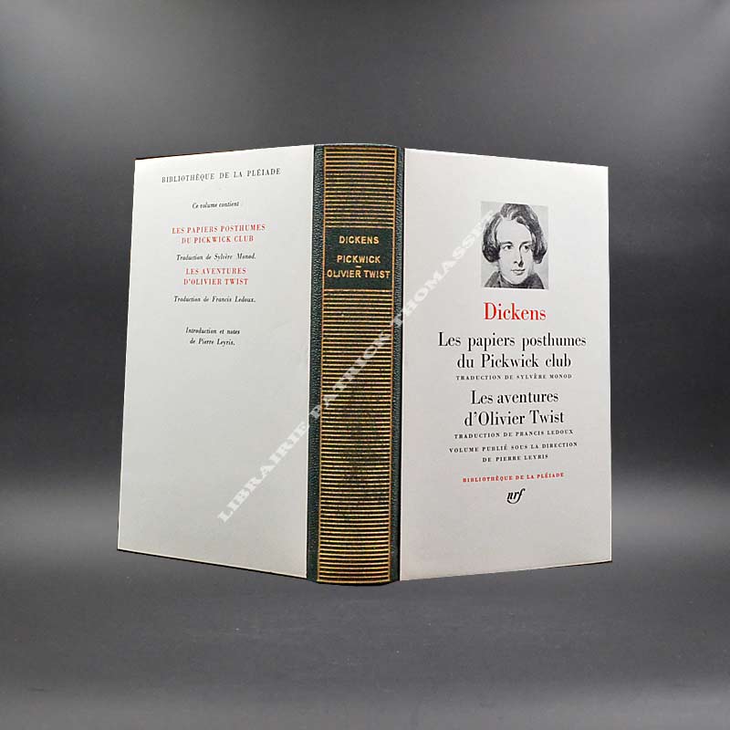 Charles Dickens les papiers posthumes du Pickwick club, les aventures d'Olivier Twist Binliothèque de la Pléiade
