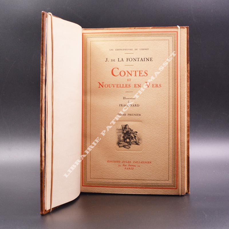 Contes et nouvelles en vers de La Fontaine illustrations de Fragonard
