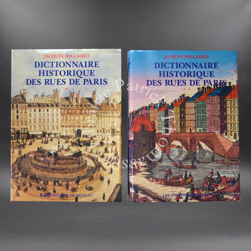 Dictionnaire historique des rues de Paris Jacques Hillairet