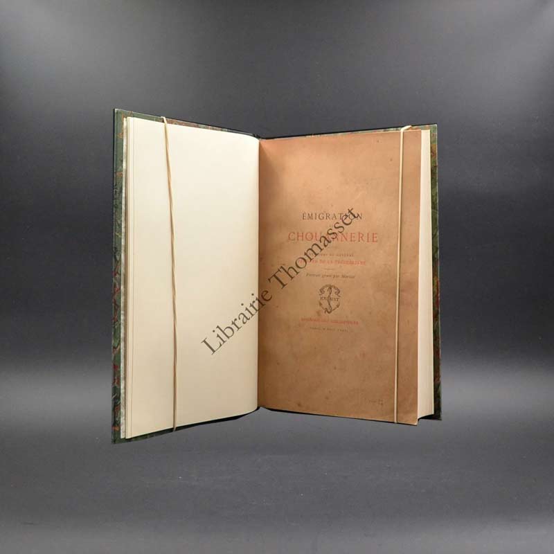Emigration et chouannerie par le Général de la Frégeolière 1881