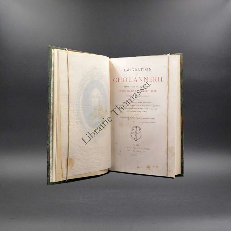 Emigration et chouannerie par le Général de la Frégeolière 1881