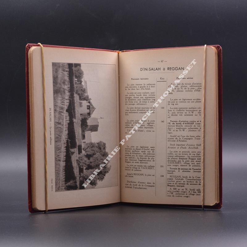 Guide du tourisme automobile et aérien au sahara Shell 1934-1935