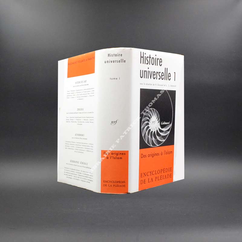 Histoire universelle Tome 1 Bibliothèque de la Pléiade