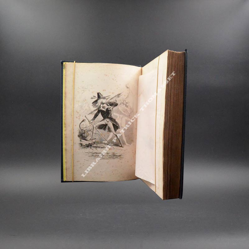 Jérôme Paturot à la recherche d'une position sociale illustré par Grandville cartonnage (Edition Originale)
