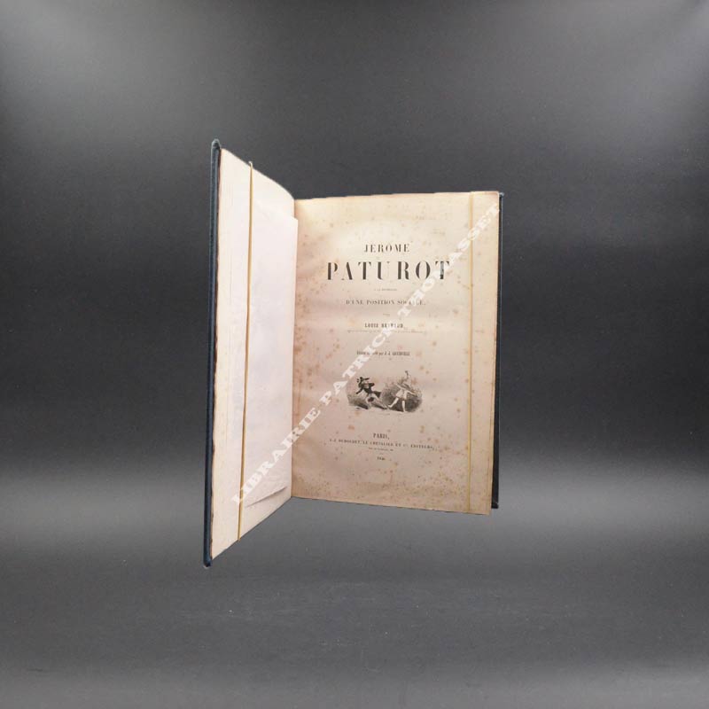 Jérôme Paturot à la recherche d'une position sociale illustré par Grandville cartonnage (Edition Originale)