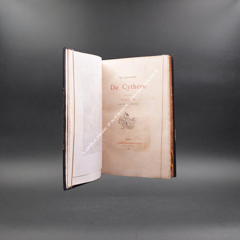 La gazette de Cythère, par François Bernard tirage à petit nombre