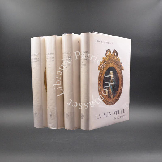 La miniature en Europe aux 16ème, 17ème, 18ème & 19ème siècles. R. Schidlof