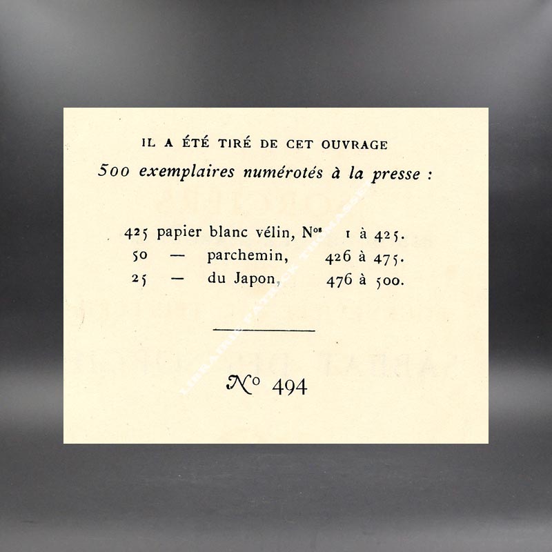 Le sabbat des sorciers par Bourneville & Teinturier 1890 un des 25 ex sur japon