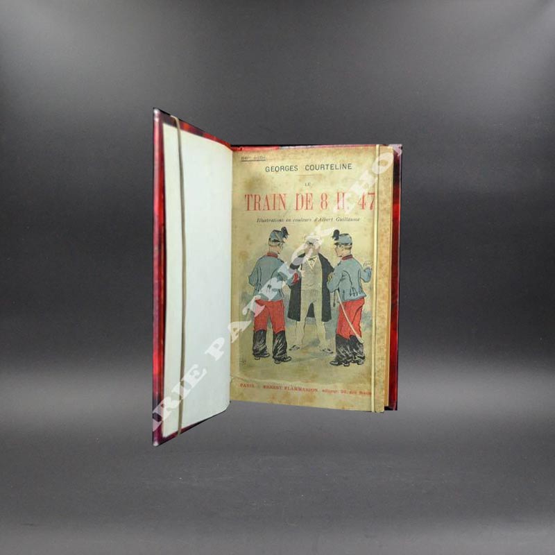 Le train de 8h47 - Georges Courteline - illustrations d'Albert Guillaume relié