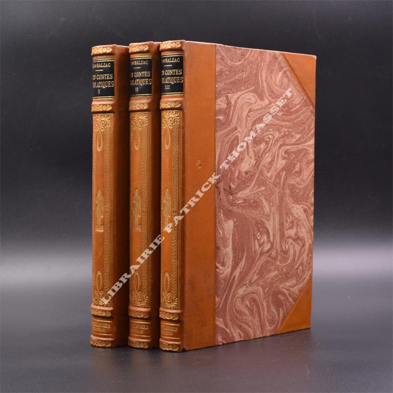 Les contes drolatiques Balzac illustrations de Robida 3 vol reliés complet