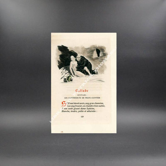 Les deux Testaments de Maistre François Villon avec le Codicille et les Ballades exemplaire de Maurice Leroy