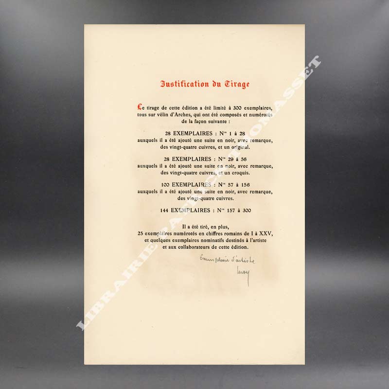 Les deux Testaments de Maistre François Villon avec le Codicille et les Ballades exemplaire de Maurice Leroy