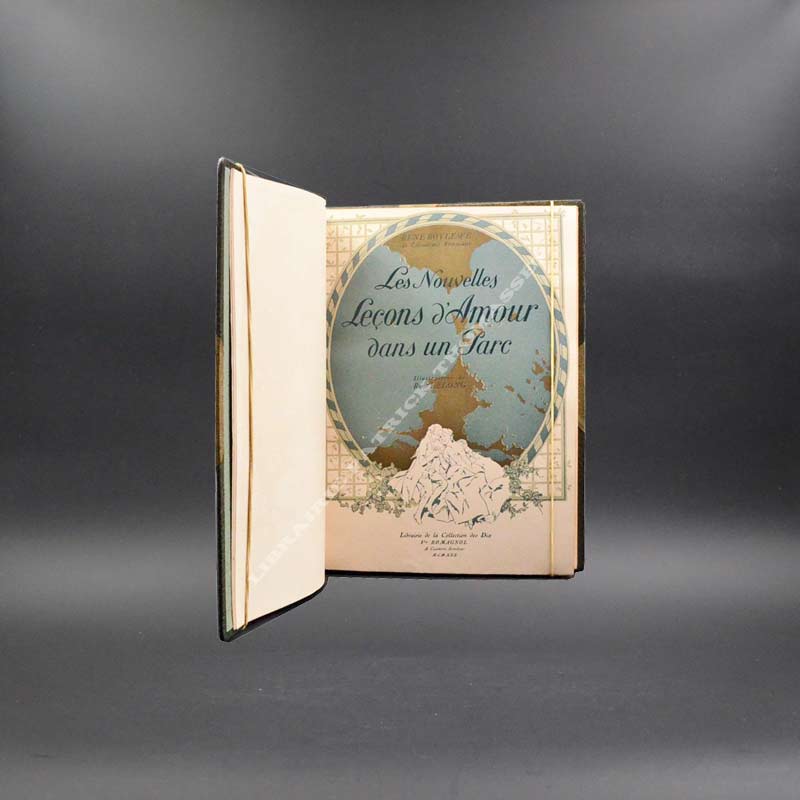 Les Nouvelles Leçons d'Amour dans un Parc par René Boylesve illustrations de René Lelong