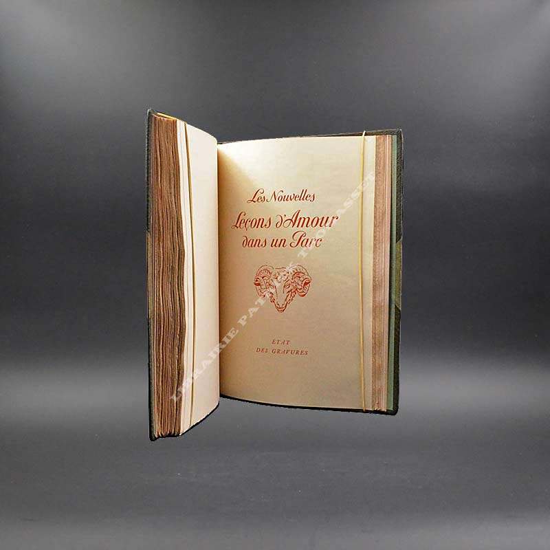 Les Nouvelles Leçons d'Amour dans un Parc par René Boylesve illustrations de René Lelong