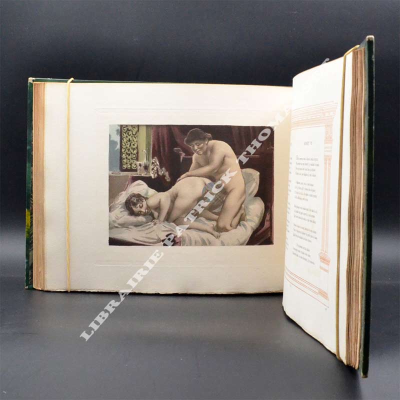 Les Sonnets luxurieux de L'Arétin - dessins de Jules Romain(*) reliure maroquin 1904