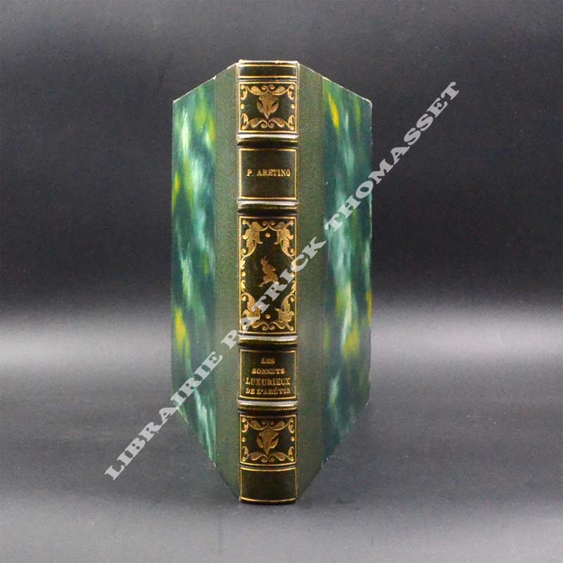 Les Sonnets luxurieux de L'Arétin - dessins de Jules Romain(*) reliure maroquin 1904