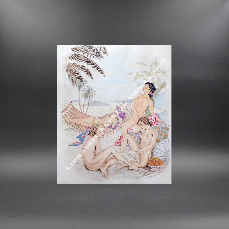 Les Soupers de Daphné suivis des Dortoirs de Lacédémone illustrés par Chimot exemplaire d'artiste