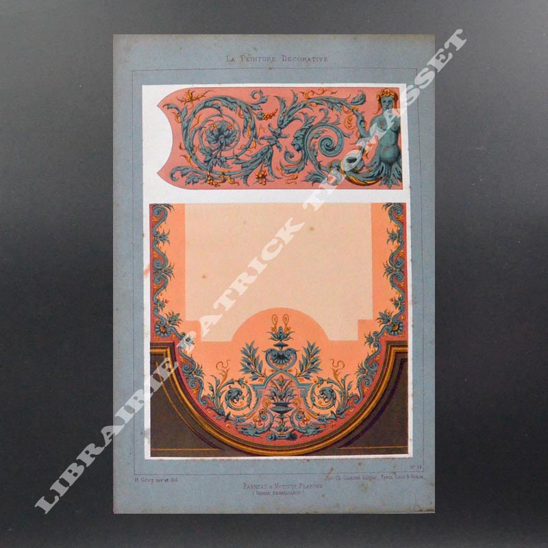Motifs de peinture décorative moderne cartons et poncis H. Gruz
