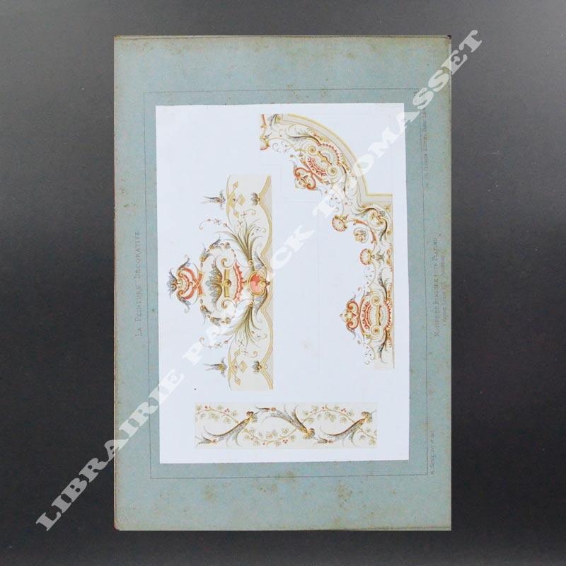 Motifs de peinture décorative moderne cartons et poncis H. Gruz