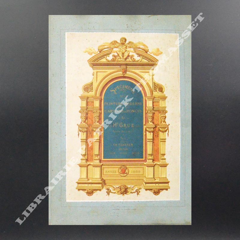 Motifs de peinture décorative moderne cartons et poncis H. Gruz