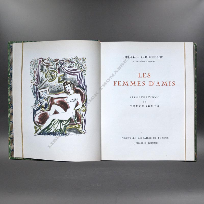 Oeuvres de Georges Courteline illustrées (Touchet,Hémard,boucher...) reliées 10 vol