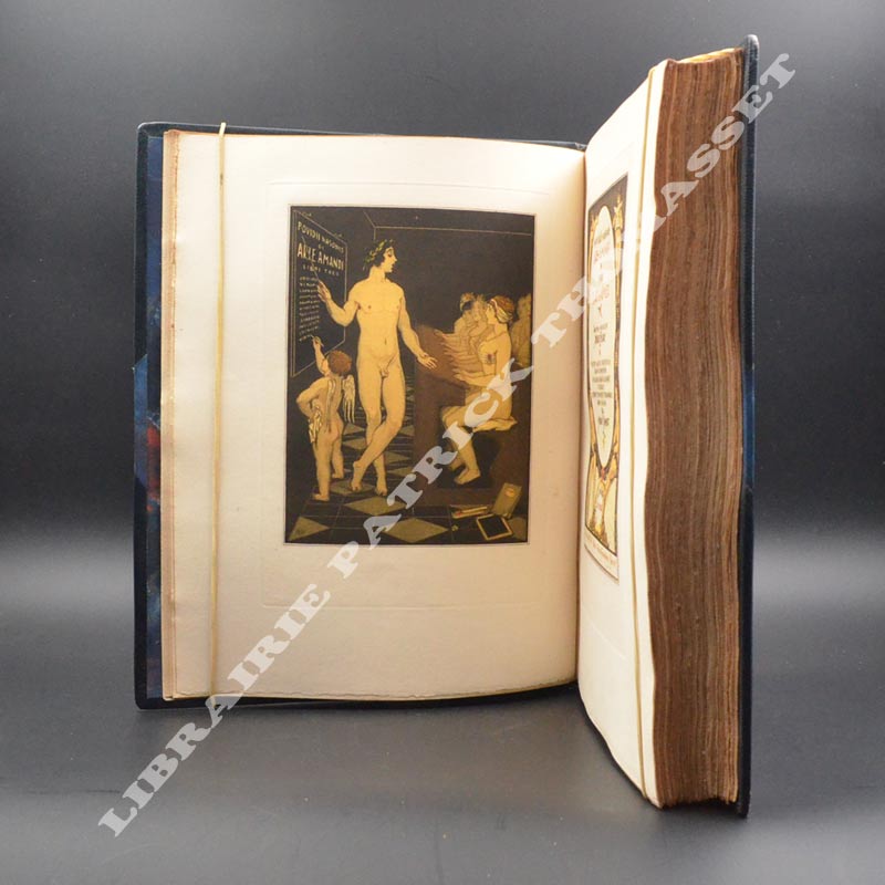 L'art d'aimer par Ovide illustré par André Lambert superbe reliure dos mosaïqué