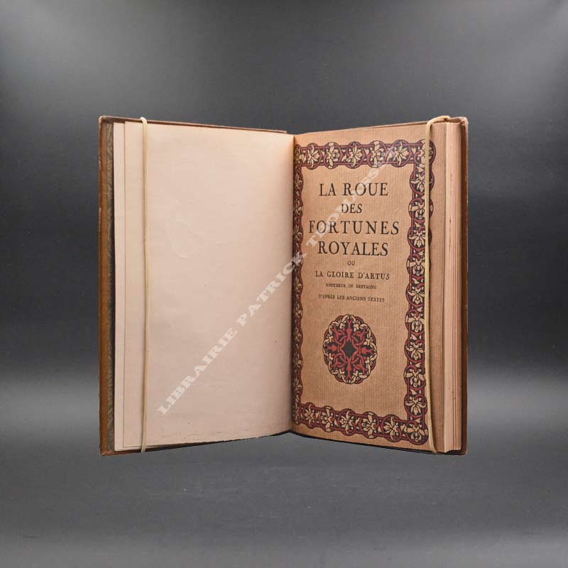 N° 1 sur japon exemplaire de l'éditeur H. Piazza La roue des fortunes royales ou la gloire d'Arthus Empereur de Bretagne.