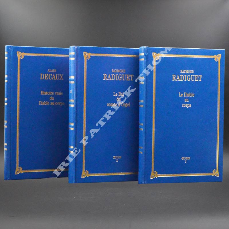 Raymond Radiguet 1903-1923 - 3 titres reliés sous emboîtage