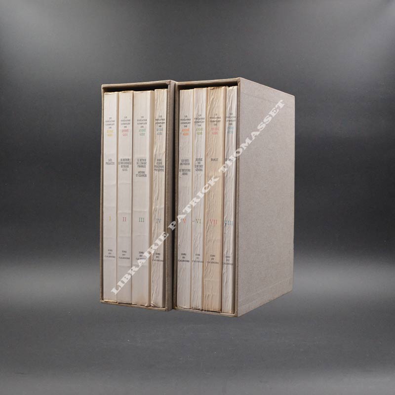 Théatre complet d'André Gide illustrations de Maurice Brianchon 8 vol. complet