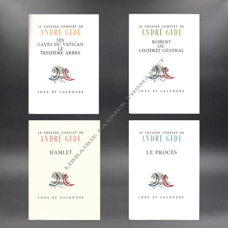 Théatre complet d'André Gide illustrations de Maurice Brianchon 8 vol. complet