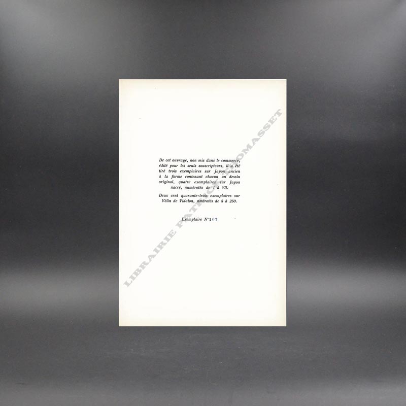 Vers libres par Raymond Radiguet illustrations de Rojan