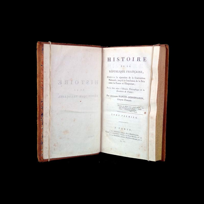 Histoire de la république française Antoine Fantin-Desodoards An VI