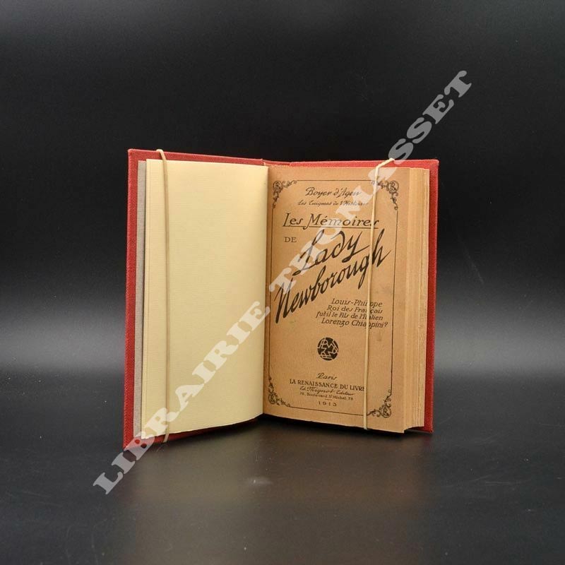 Les mémoires de Lady Newborough - Boyer d'Agen - édition originale