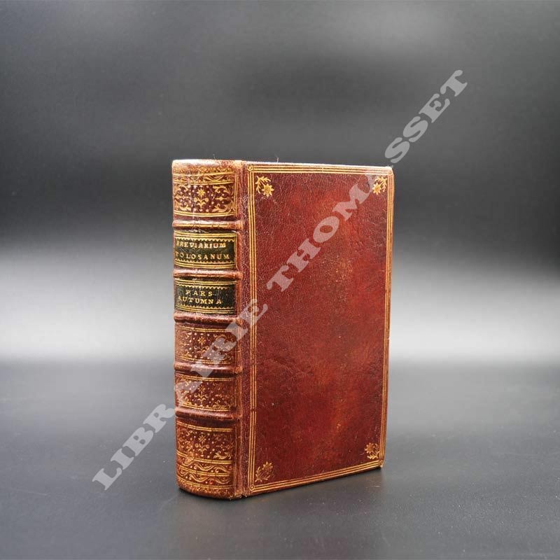 Breviarium Tolosanum 1770 - relié plein maroquin époque