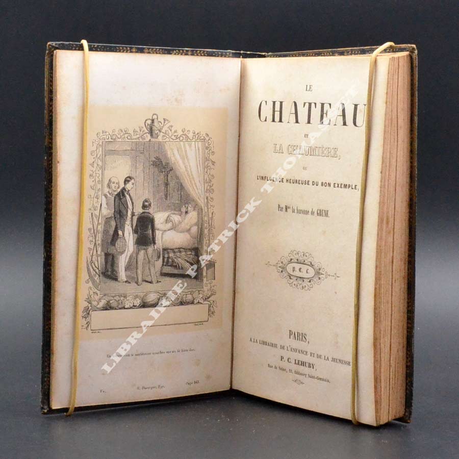 Cartonnage romantique - Le château et la chaumière par la Baronne de Grune