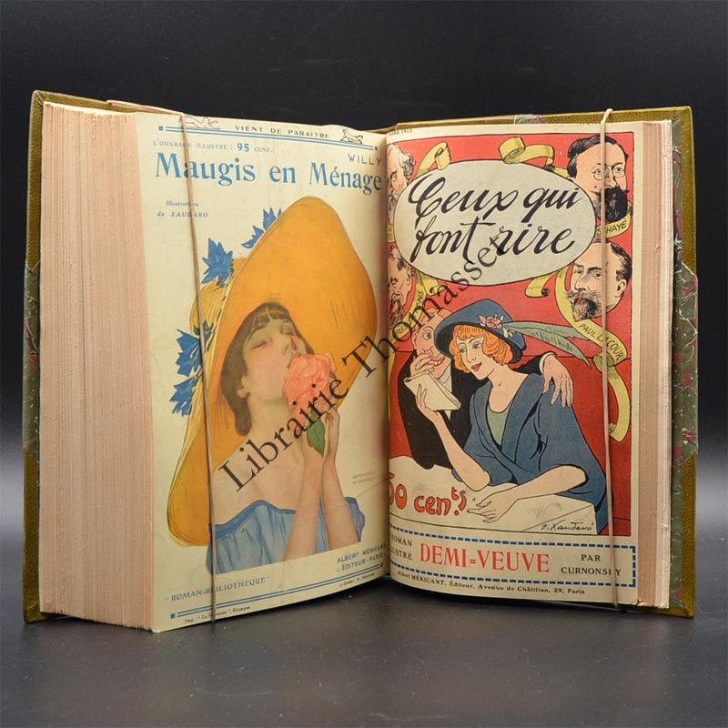 Ceux qui font rire, Revue de l'Humour ensemble relié de 12 numéros