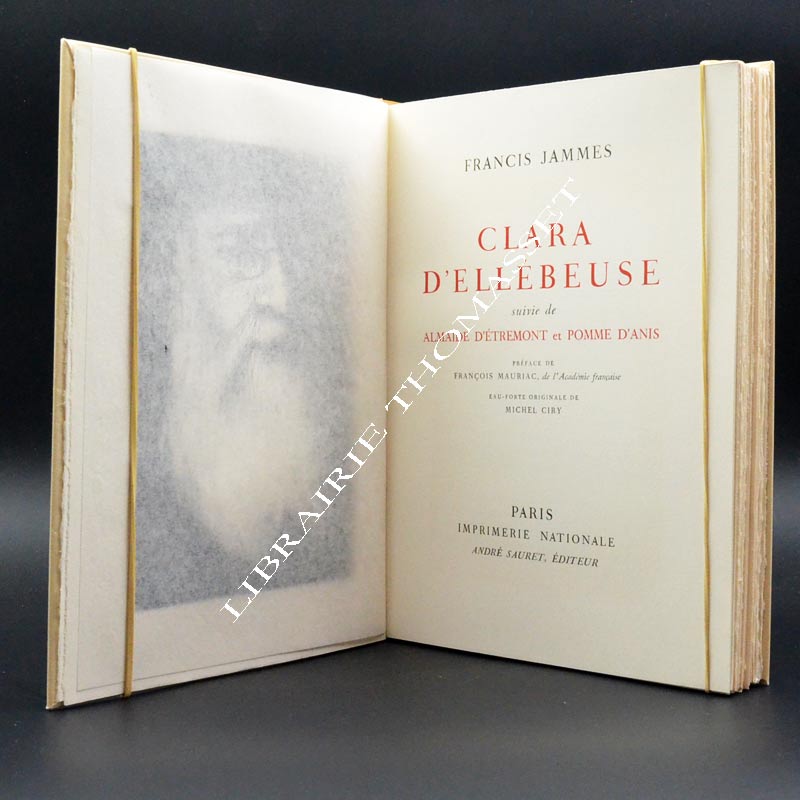 Francis Jammes Clara d'Ellebeuse - eau-forte de Michel Ciry exemplaire H C