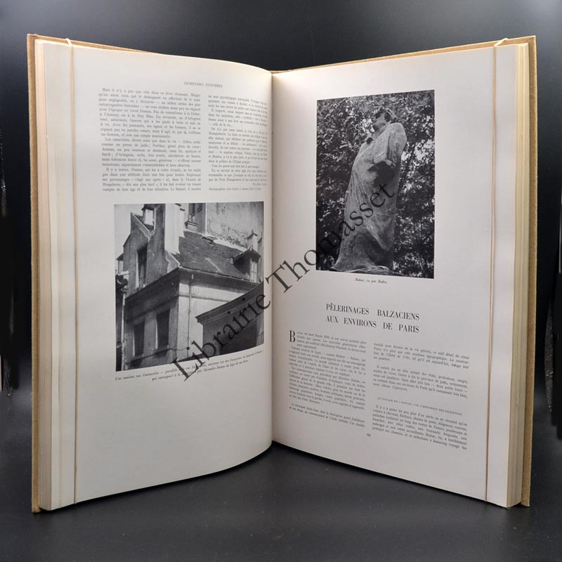 Demeures inspirées et sites romanesques en 4 volumes in folio complet