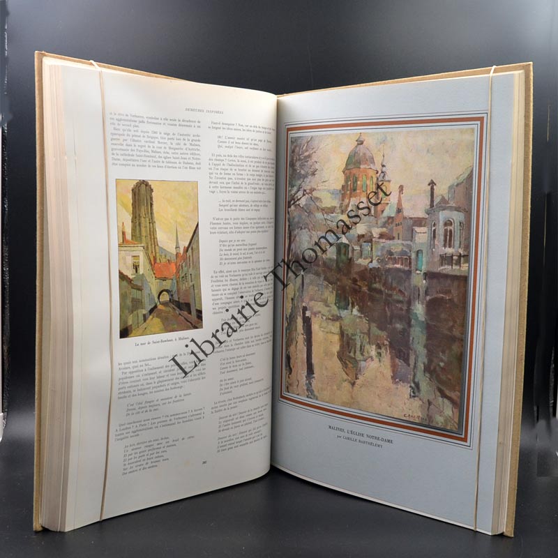 Demeures inspirées et sites romanesques en 4 volumes in folio complet