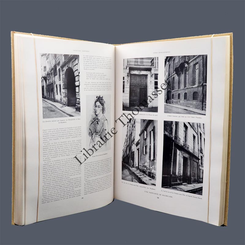 Demeures inspirées et sites romanesques en 4 volumes in folio complet