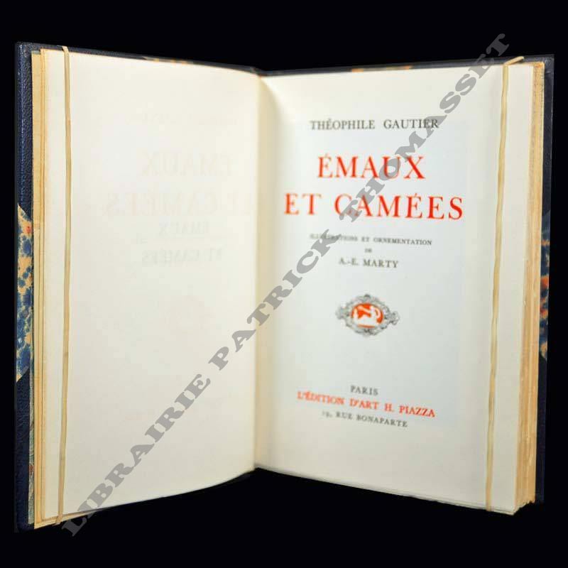 Emaux et camées - Théophile Gautier - illustré par A.E. Marty