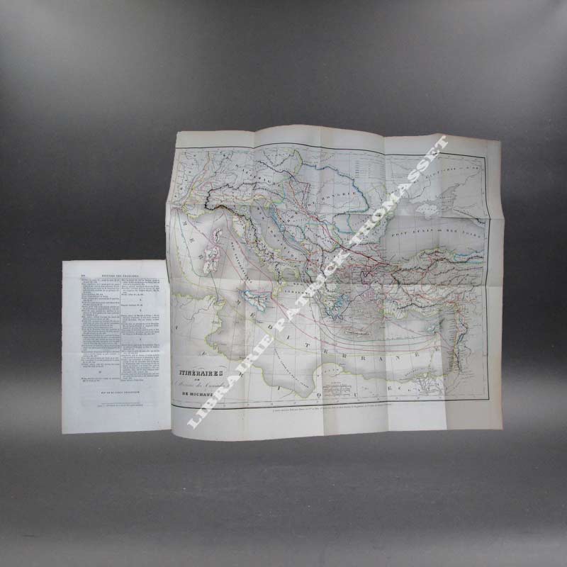 Histoire des croisades 1857 MICHAUD (Henri) reliures éditeur