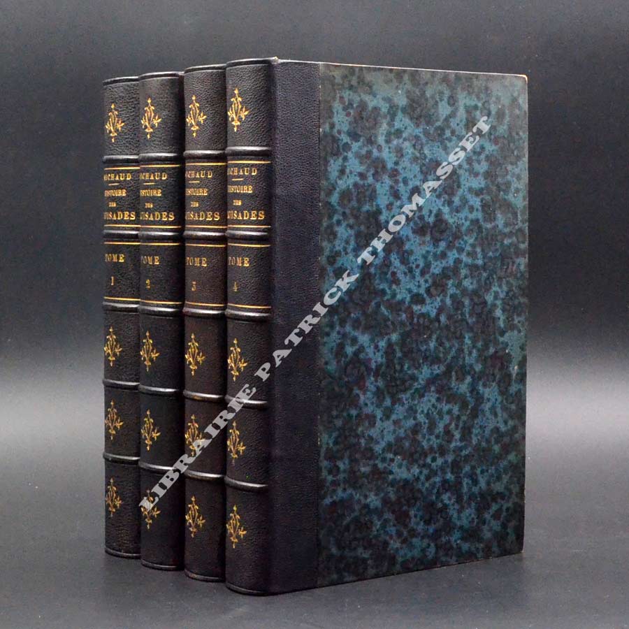 Histoire des croisades 1857 MICHAUD (Henri) reliures éditeur