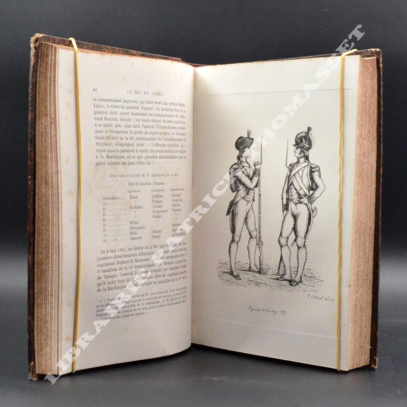 Historique du 82e régiment d'infanterie de ligne et du 7e régiment d'infanterie légère 1684-1876 P. Arves