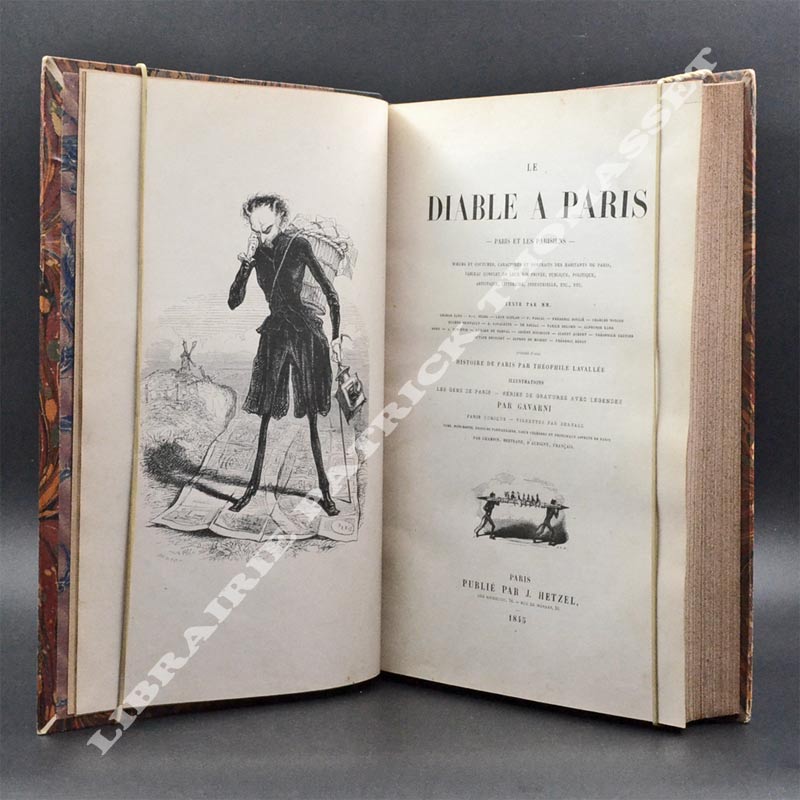 Le diable à Paris E.O. - George Sand - Balzac - Musset - Théophile Gautier .....
