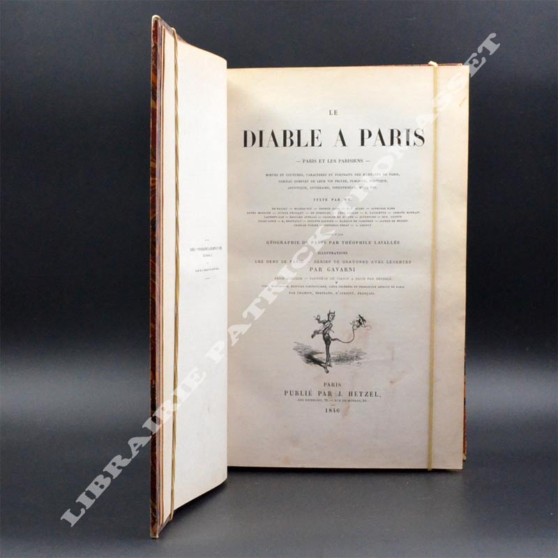 Le diable à Paris E.O. - George Sand - Balzac - Musset - Théophile Gautier .....
