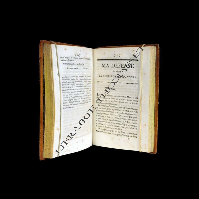 Le lynx, coup-d oeil et réflexions libres sur les écrits , les opinions et les affaires du tems par Rigomer Bazin